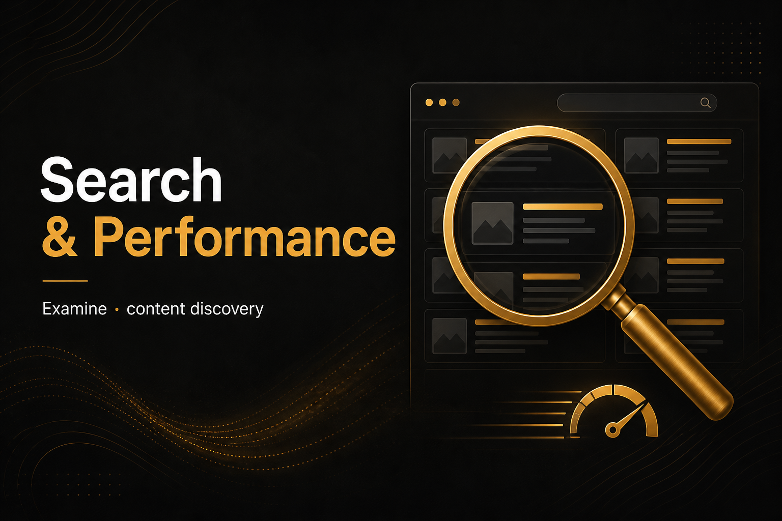 Search and Performance